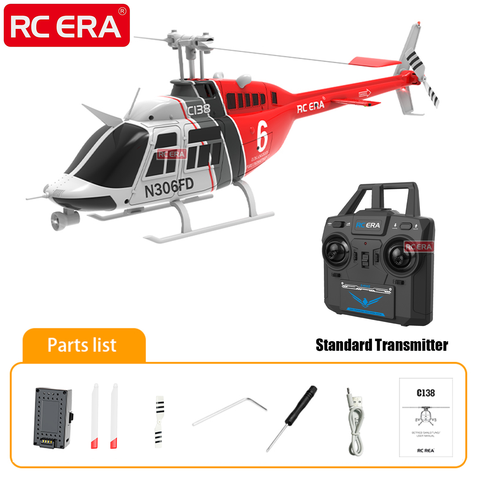 RC ERA C138 BELL 206 Jet Range - Rc Hobby Experts review and price
