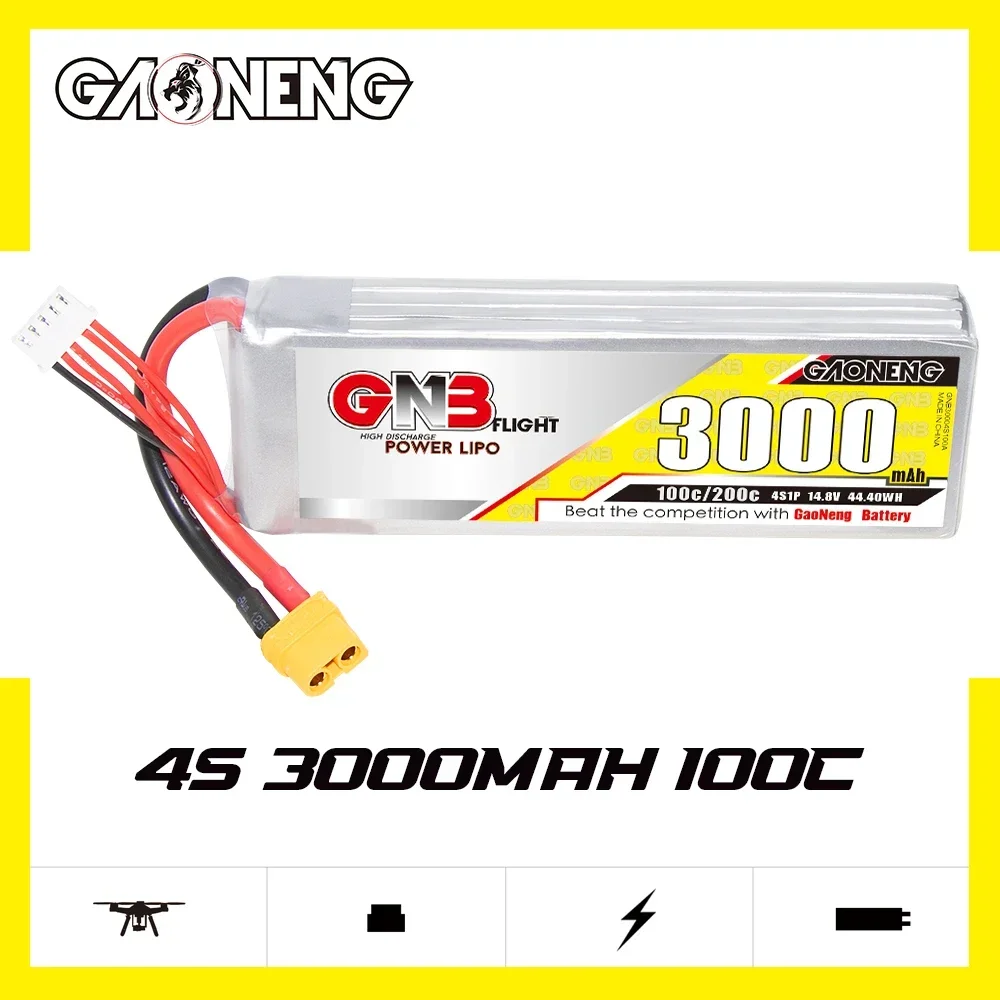 GAONENG GNB 3000mAh 4S 100C 20 - Rc Hobby Models review and price